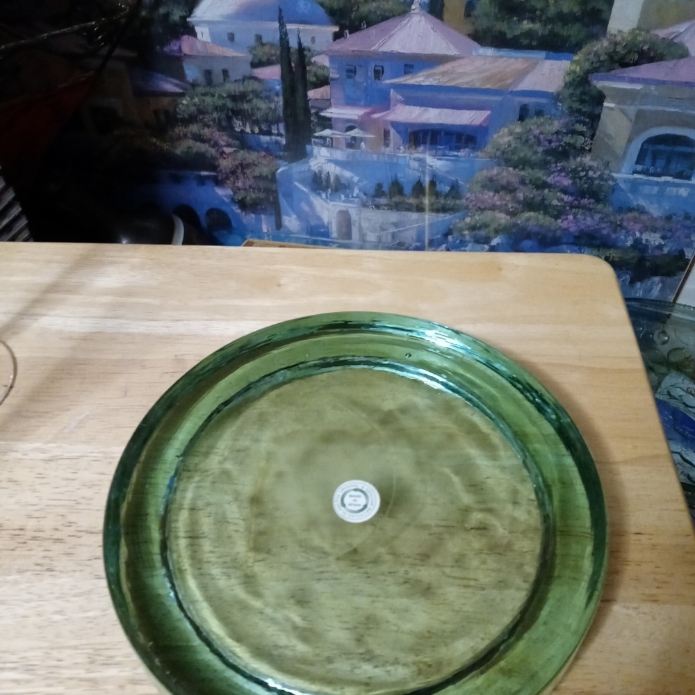 🍾🍸GREEN TRAY & 2 BAR GLASSES🍹🍹🍹🍷A FABULOUS VINTAGE GIFT. 🍸🍸 - Picture 4 of 15